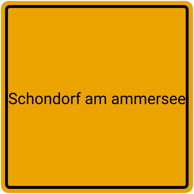 Meldebestätigung Schondorf am Ammersee